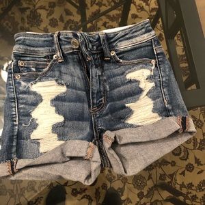 American Eagle high rise Jean shorts